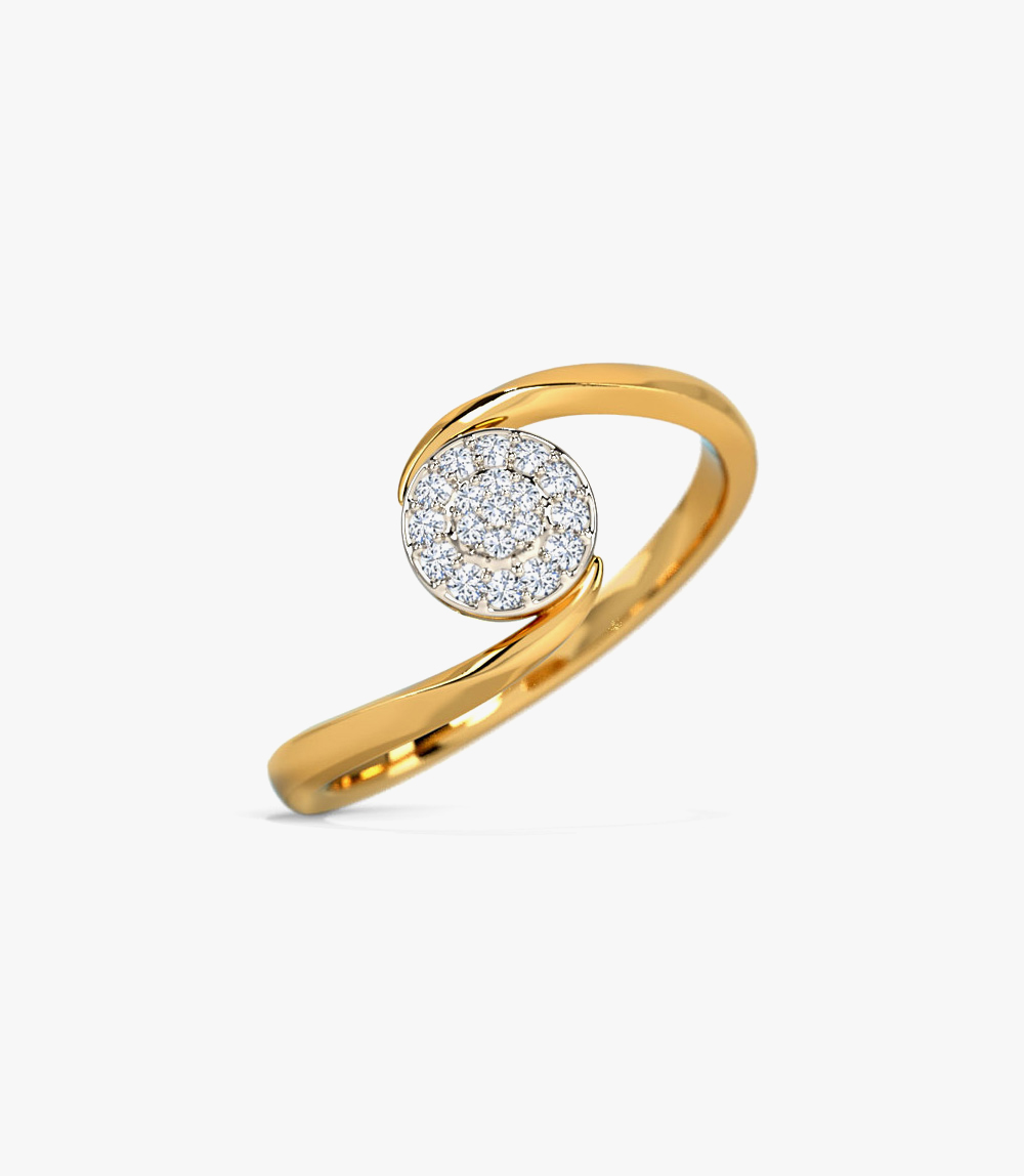 Round Brilliant Cut Halo Engagement Ring Adele