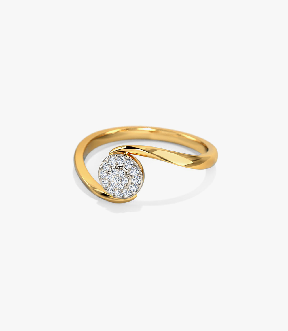 Round Brilliant Cut Halo Engagement Ring Adele - Image 2