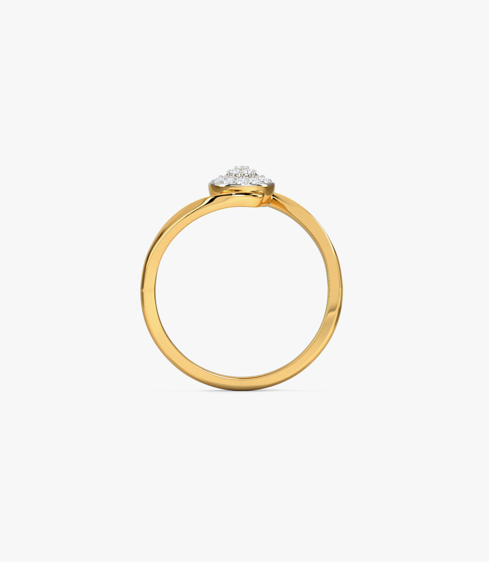 Round Brilliant Cut Halo Engagement Ring Adele - Image 4