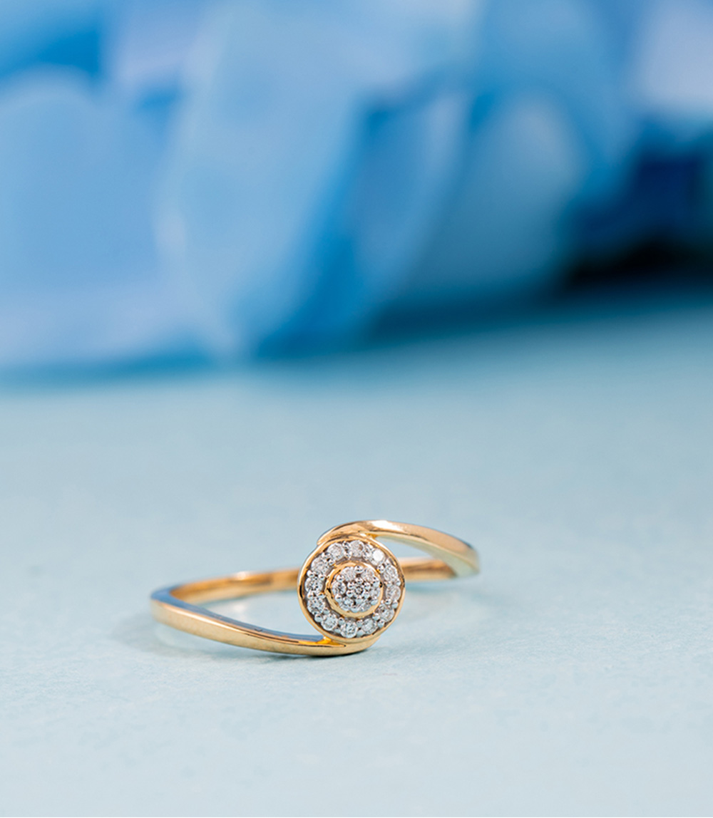 Round Brilliant Cut Halo Engagement Ring Adele - Image 3