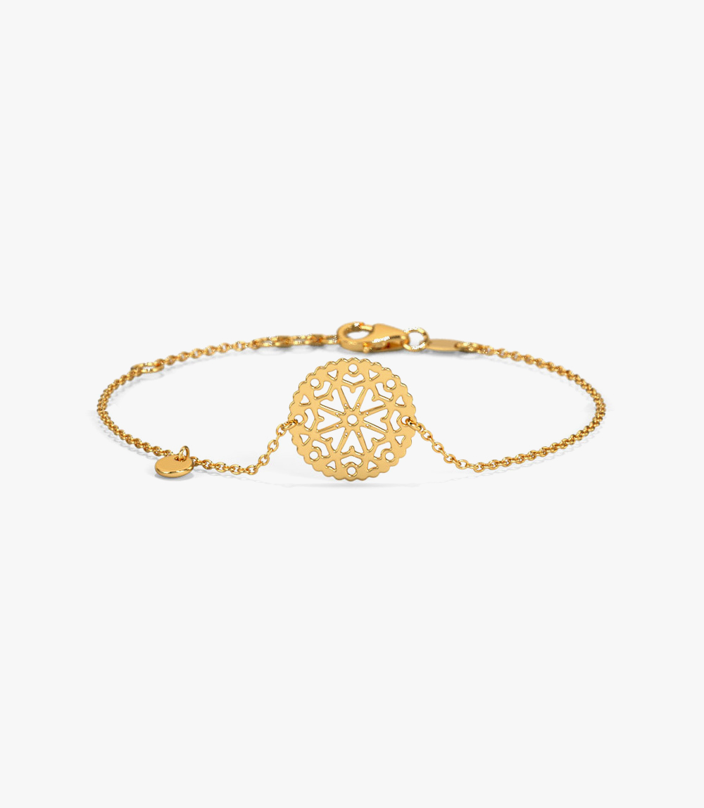 Handmade Sterling Silver 18ct Gold Bangle - Image 2