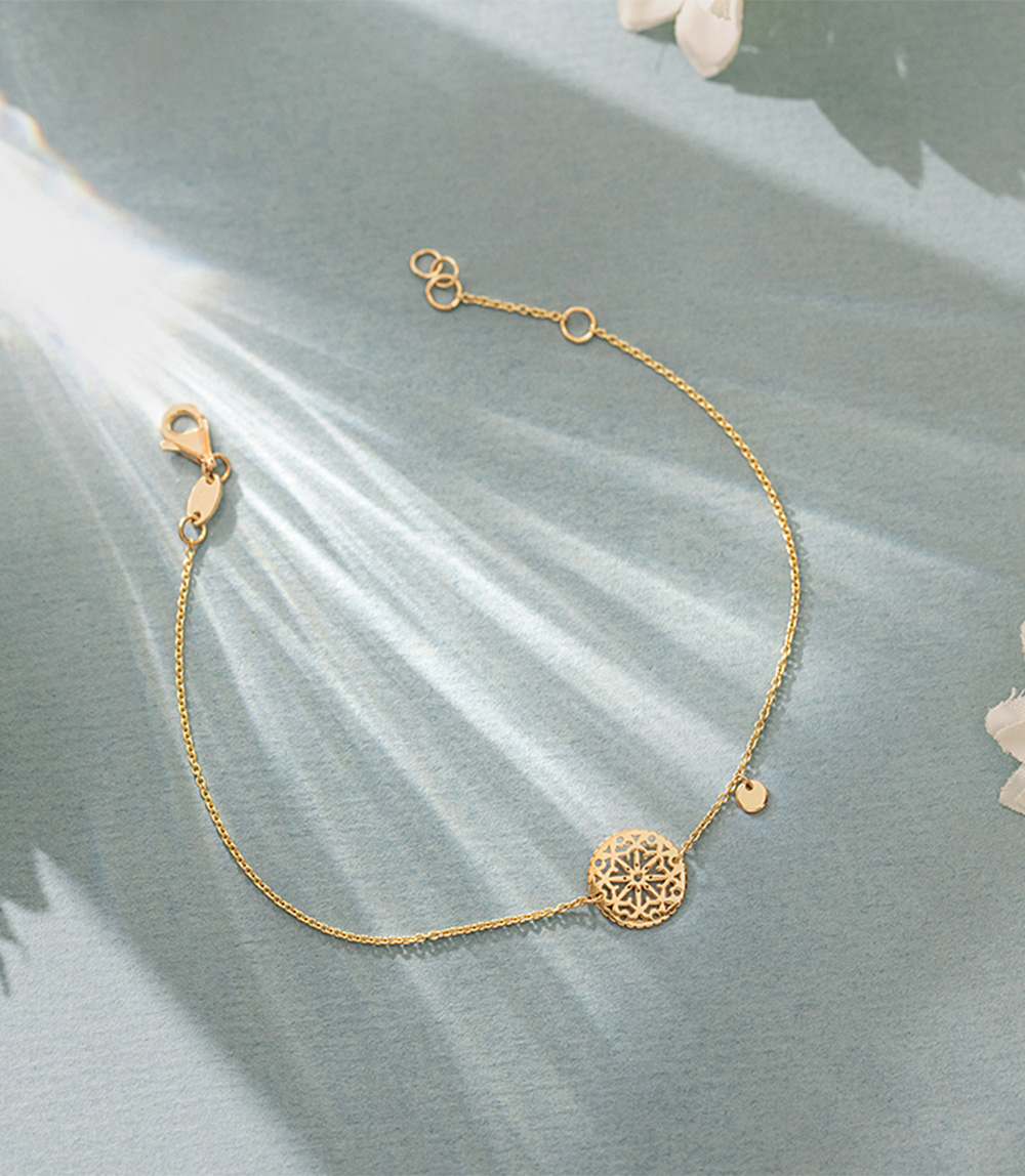 Handmade Sterling Silver 18ct Gold Bangle - Image 4