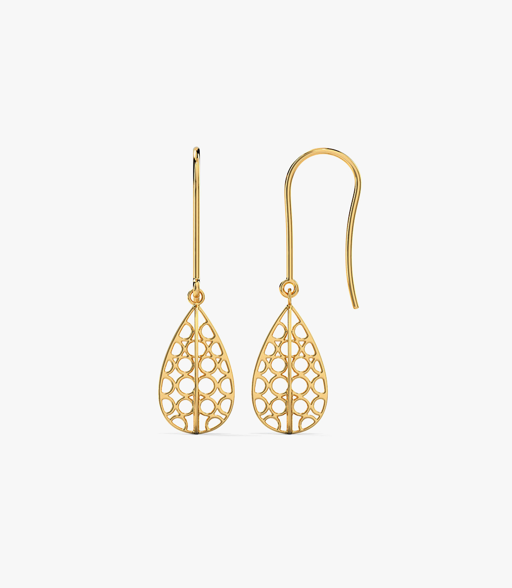 Kisna Hallmarked Gold Earring for Women - Image 2