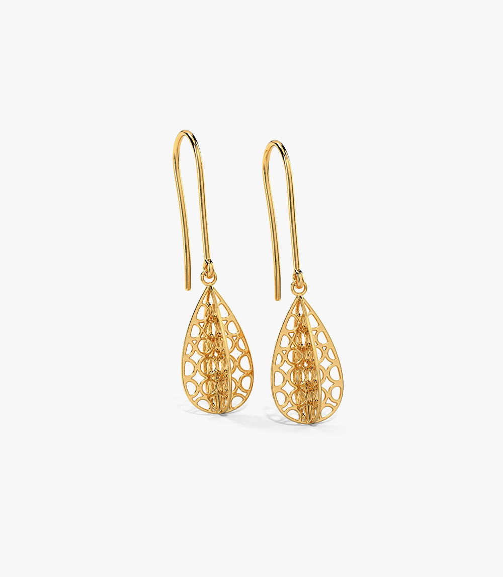 Kisna Hallmarked Gold Earring for Women - Image 5