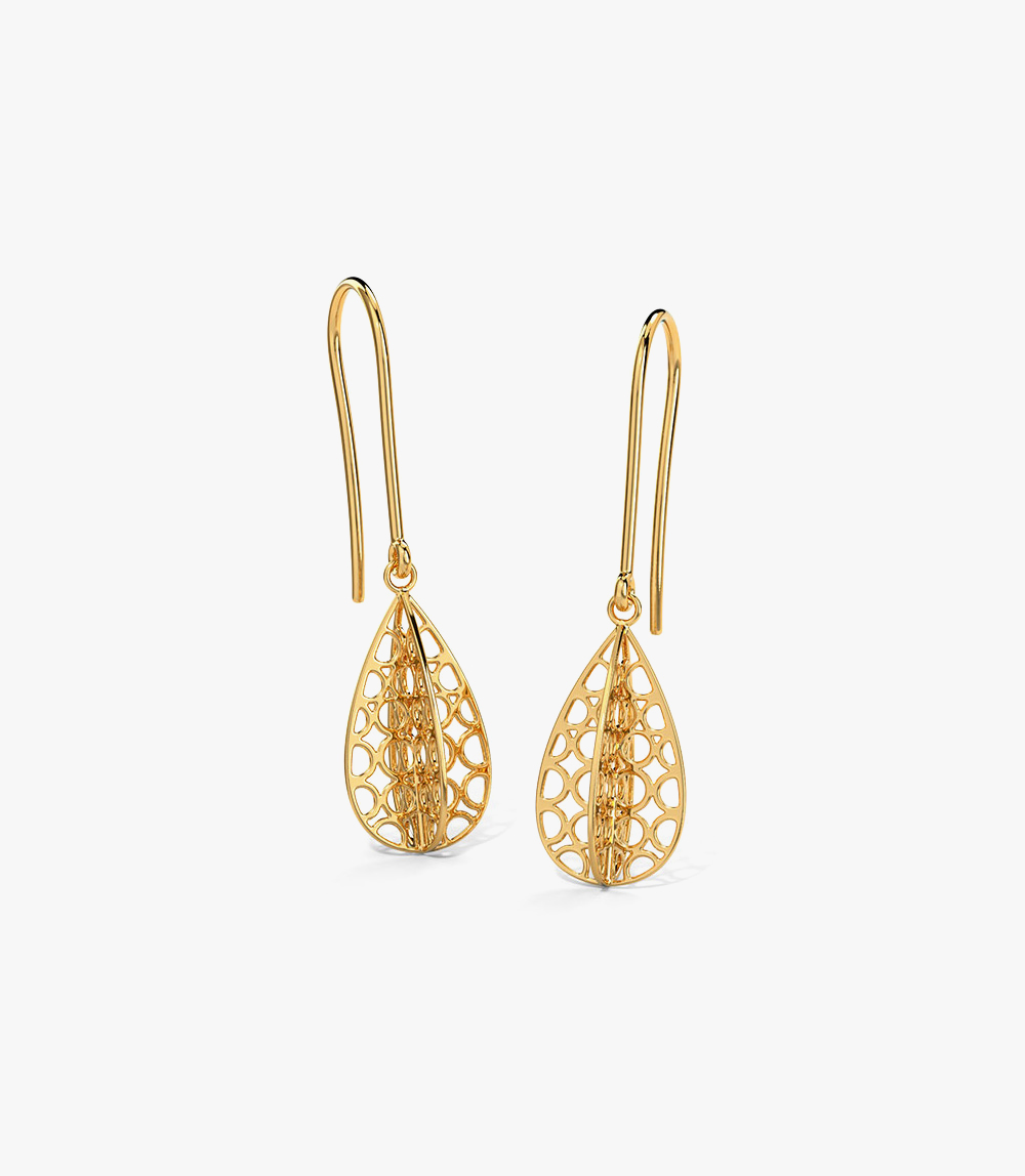 Kisna Hallmarked Gold Earring for Women - Image 4