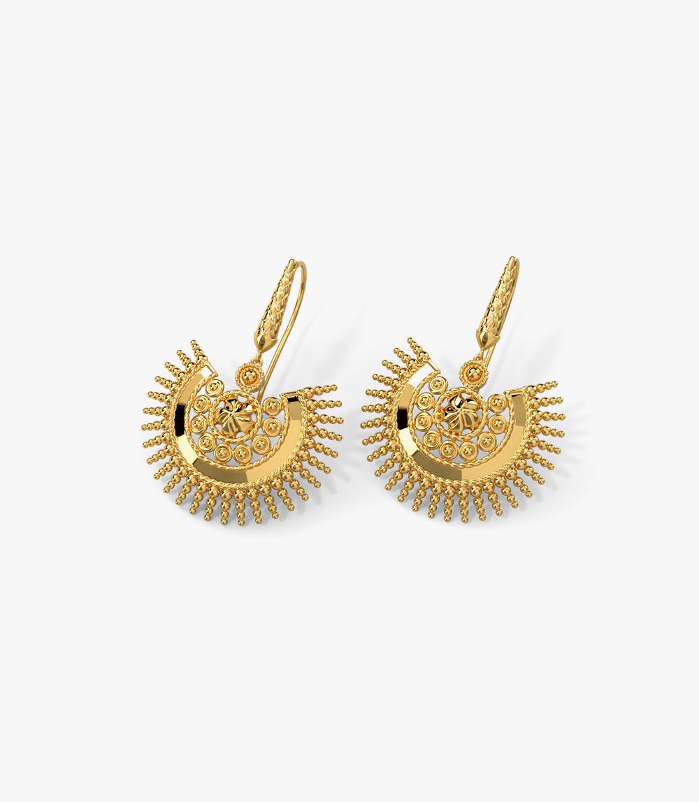 Chhavi's Jewels Bead Drop Dangler Earrings - Image 5