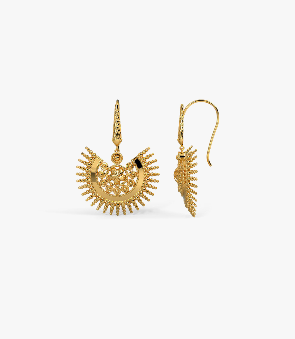 Chhavi's Jewels Bead Drop Dangler Earrings - Image 4